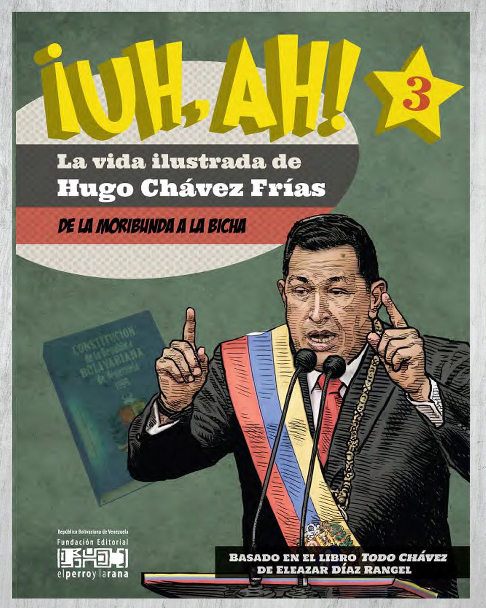 NicolasMaduro's tweet photo. Continúa la saga en el libro: "¡Uh, Ah! La vida ilustrada de Hugo Chávez Frías III". El nacimiento de la CRBV y la refundación de la Patria, anunciaba el parto de una nueva época, el cambio social profundo. ==> https://t.co/VY47MlTcIc https://t.co/3yFDKAqpmU