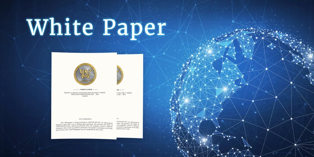 A White Paper is a document that includes a diagram of the problem that the project seeks to solve, a solution to this problem, as well as a detailed description of the product, its architecture and interaction with users. White Paper is at least needed for #ICO.