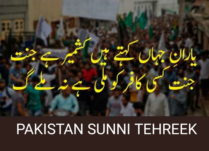 #کشمیر_پاکستان_کا_دل
اقوام متحدہ، سکیورٹی کونسل اور انسانی حقوق کی تنظیموں کی شرمنا ک خاموشی پوری دنیا کا امن خطرے میں ڈال رہی ہے۔اس موقع پر ضلعی ممبر  سہیل نظامی فران قادری سلمان راجپوت  و دیگر بھی موجود تھے  
جاری کردہ
#JoinPST