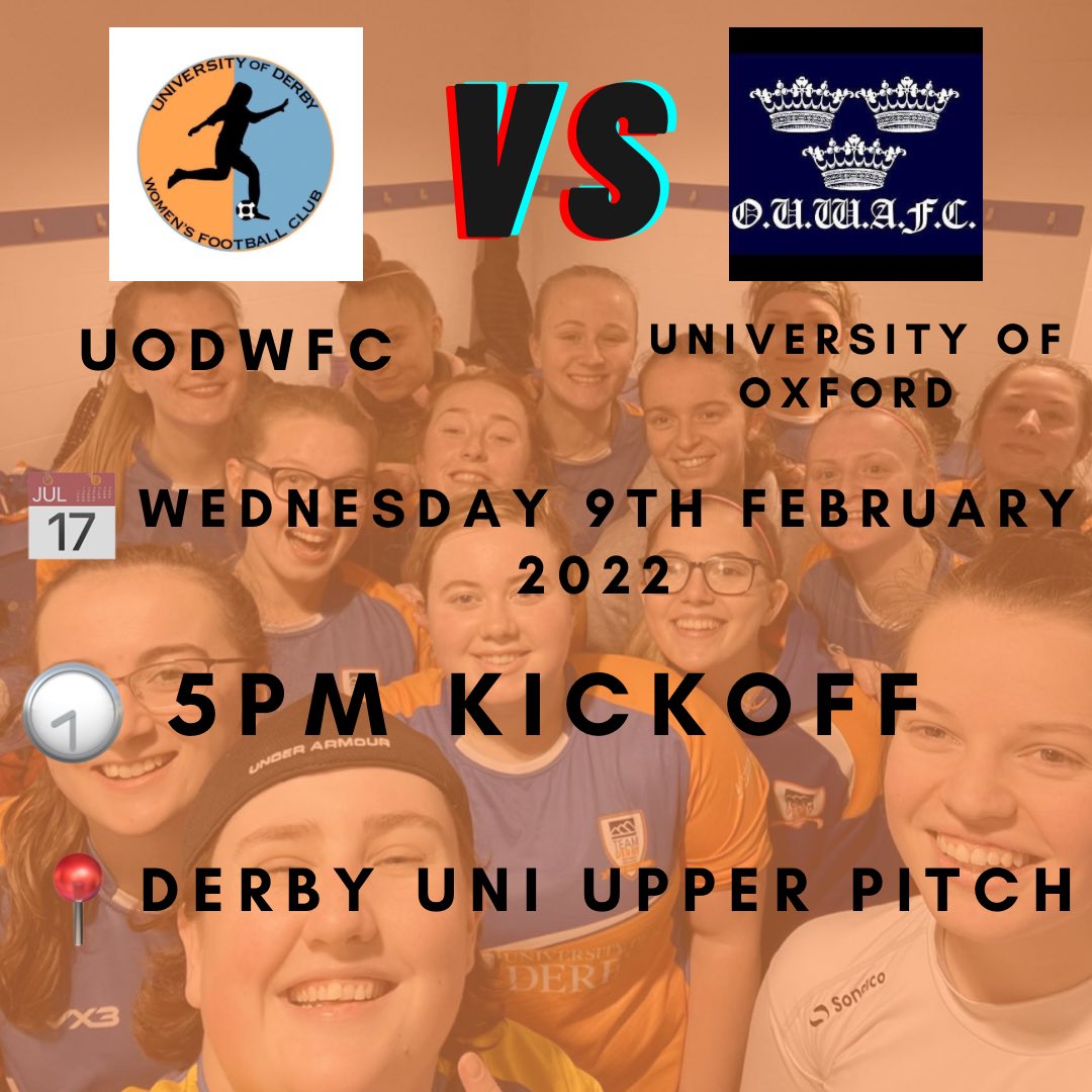 University of Derby WFC tweet media