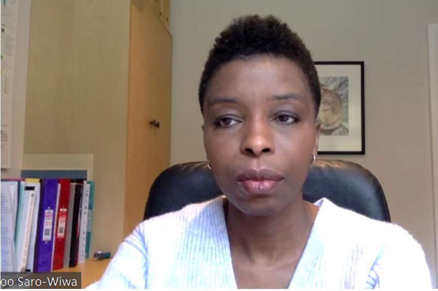 VariousHats's tweet image. Brilliant @noosarowiwa in conversation at @TORCHOxford/@Writefreexpress conference on a century of @PEN_int. Honouring and remembering environmental campaigner Ken Saro-Wiwa, and revisiting the role of PEN when he was in detention. (Must-listen too: bbc.co.uk/programmes/p0b…)