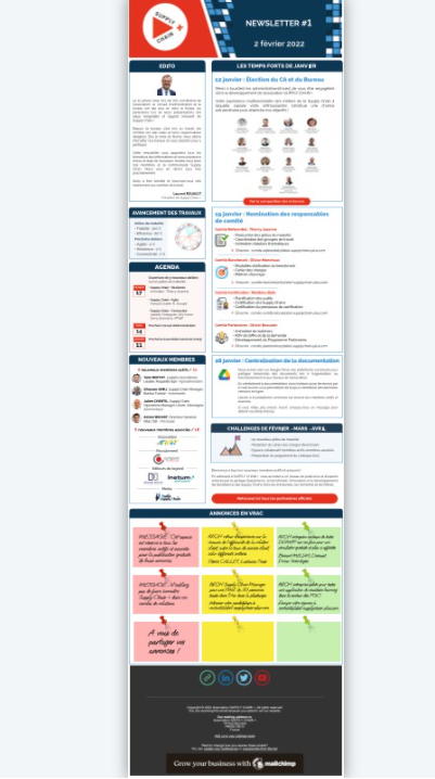 Découvrez ici la 1ère newsletter de <a href="/label_SC_plus/">Label Supply Chain +</a> pour vous informer de l'avancement des travaux. 
N'hésitez pas à nous rejoindre pour participer aux ateliers.
Bonne lecture et rdv dans 3 mois pour la suite !
linkedin.com/feed/update/ur…
#benchmark
#maturiteSupplyChain
#SupplyChain