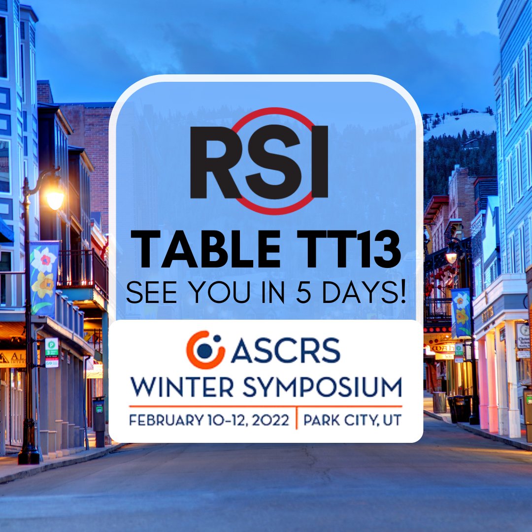 Red_Spot_Int's tweet photo. Five more days until the ASCRS Winter Symposium! Now's your last chance to register for a private demo: https://t.co/0qGkyxL3sk https://t.co/QJYKGhijiG