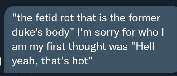 JoEatsFood's tweet photo. Shared the outline of #UndeadPrinces with a friend and this bit of feedback just lives rent free in my head https://t.co/1XEWawEm8Z