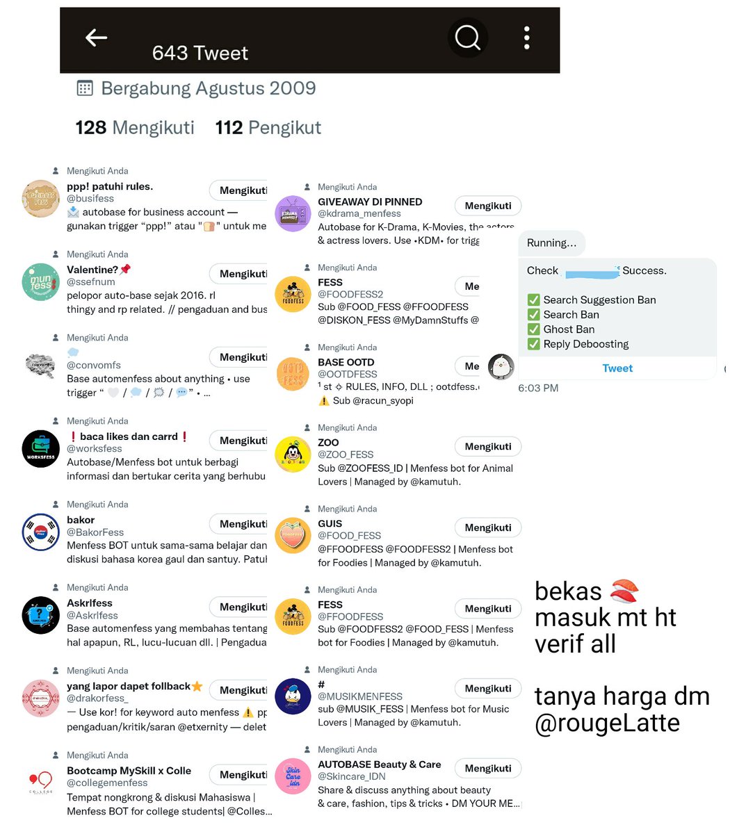 dolly, pindah ke @rougefave tweet media