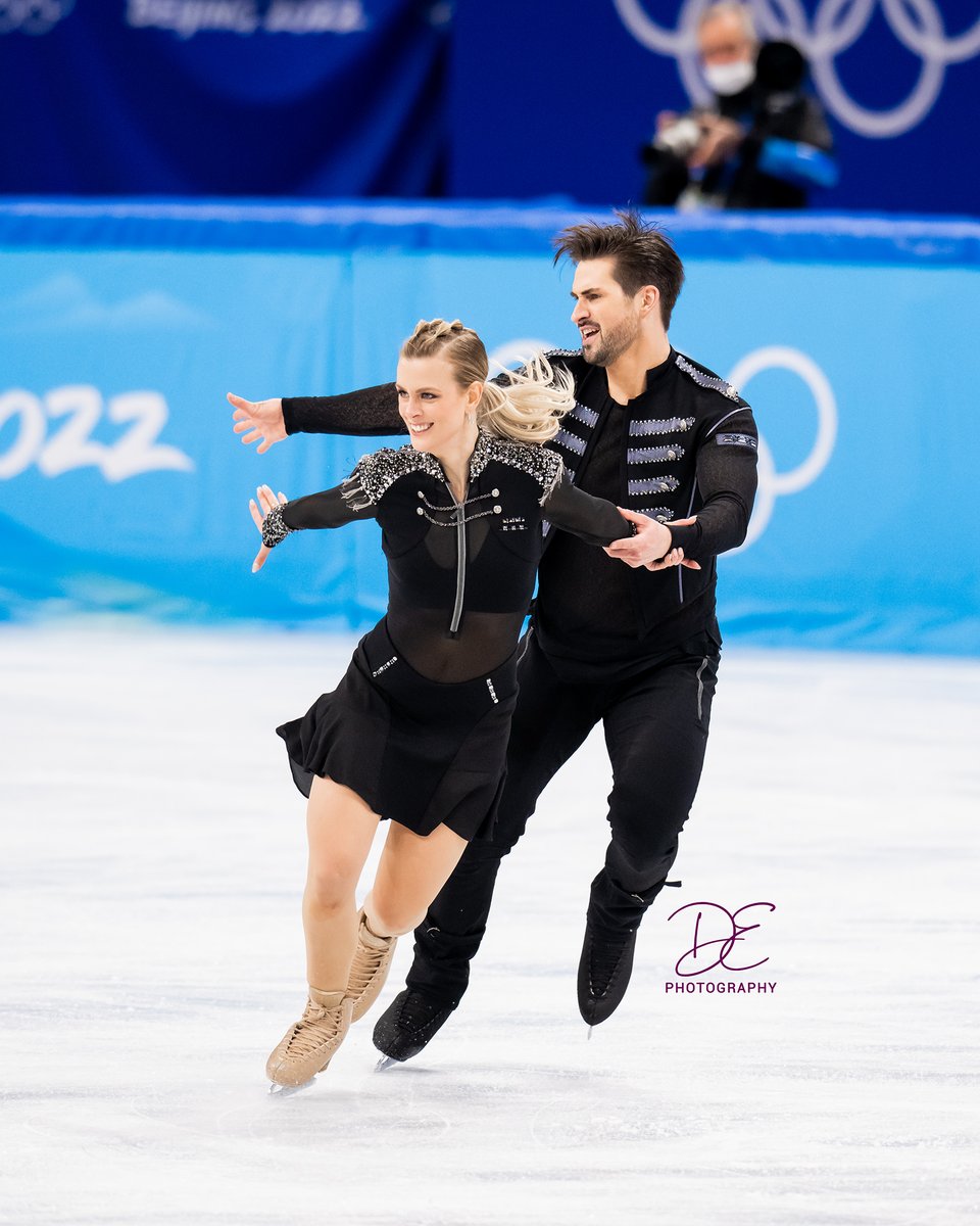 BEIJING, CHINA - FEBRUARY 4: Madison HUBBELL &amp; Zachary DONOHUE of Team USA compete in the Figure Skating Team Event Ice Dance Rhythm Dance on Day 0 of the Beijing 2022 Winter Olympic Games. (Photo - Danielle Earl/Danielle Earl Event Media) 

#Beijing2022
