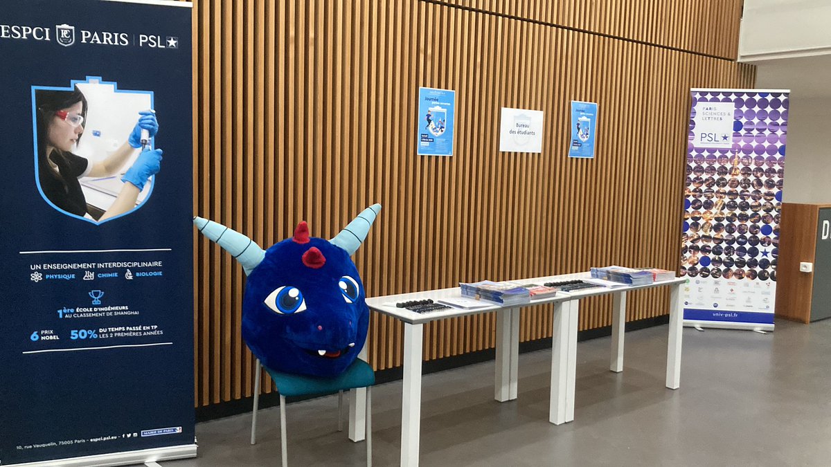 ESPCI Paris - PSL (@espci_paris) on Twitter photo En place pour accueillir les curieuses et curieux qui viennent découvrir ce qui se cache derrière l'ESPCI !
Notre #jpo sera l'occasion de rencontrer les élèves, discuter du cursus et découvrir aussi les carrières <a href="/ESPCI_Alumni/">ESPCI Alumni</a> espci.psl.eu/fr/actualites/… En place pour accueillir les curieuses et curieux qui viennent découvrir ce qui se cache derrière l'ESPCI !
Notre #jpo sera l'occasion de rencontrer les élèves, discuter du cursus et découvrir aussi les carrières <a href="/ESPCI_Alumni/">ESPCI Alumni</a> espci.psl.eu/fr/actualites/…