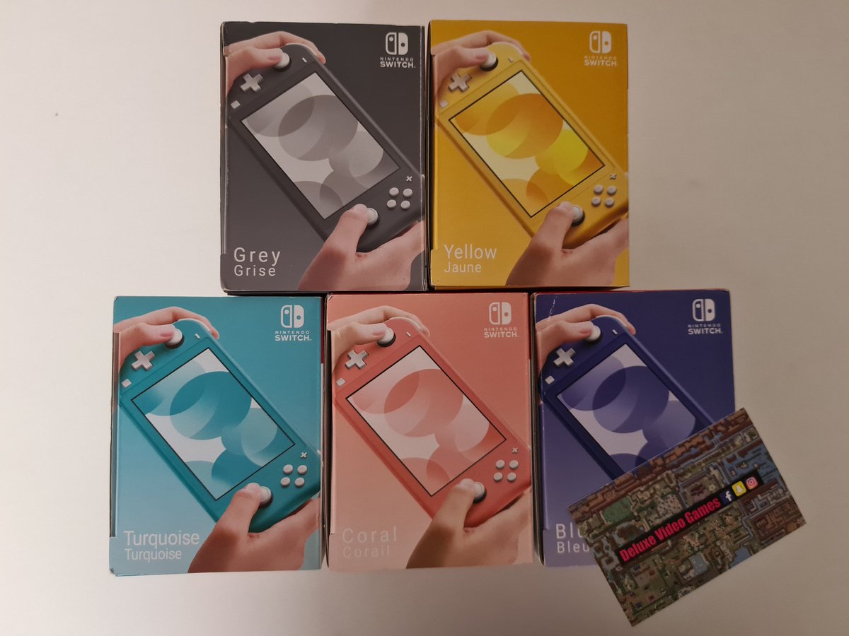 DeluxeVideoGame's tweet photo. Et toi c'est laquelle ta préférée ? 

#switch #switchlite #nintendo #gameur #belgiangamer #frenchgamer #geek #nintendoswitch #lafrenchgaming #geekette #collectionjeuxvideo #jeuxvideo #gameuse https://t.co/7JErwE9wcm