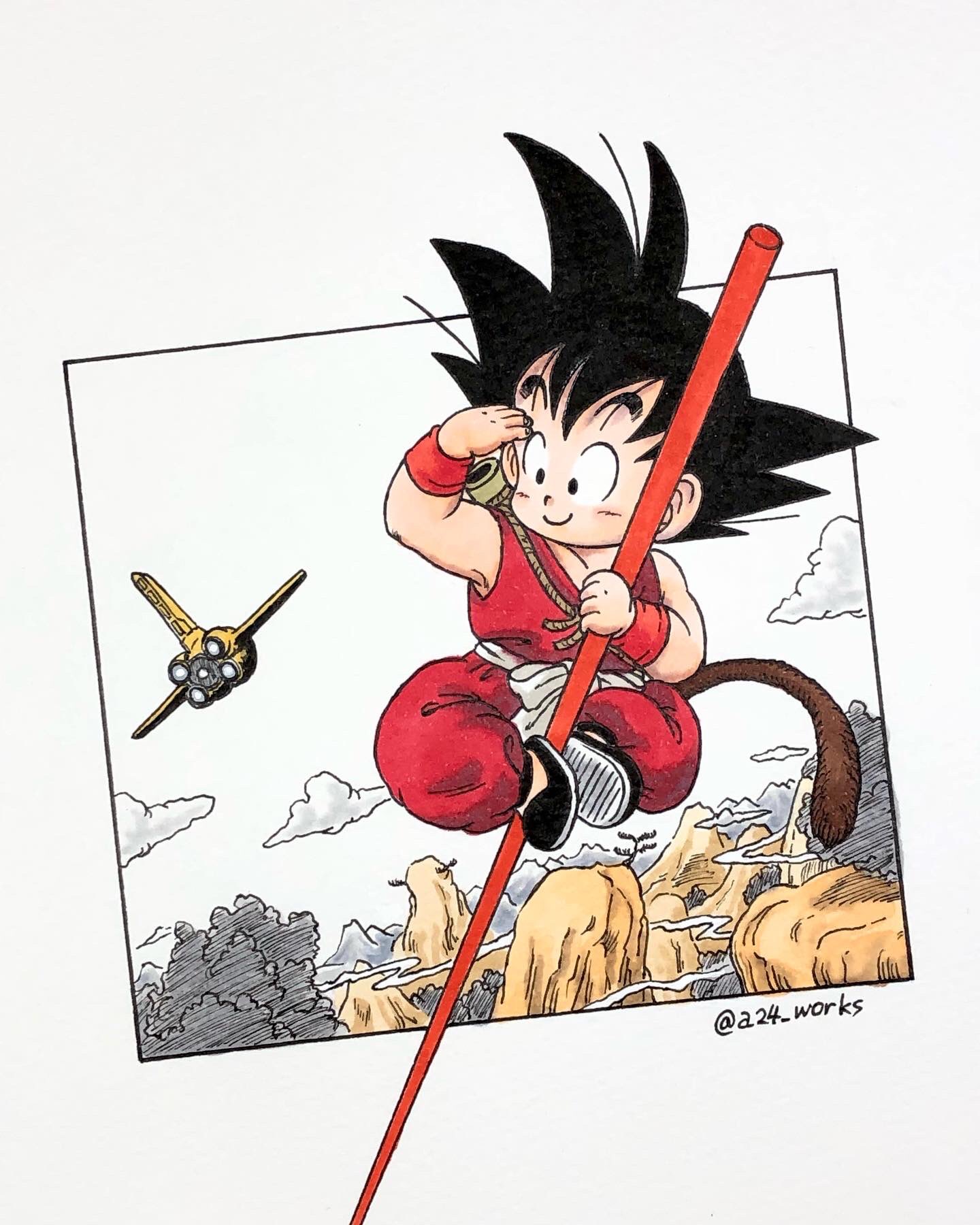 ドラゴンボール 鳥山明 孫悟空 複製原画 DRAGON BALL AKIRA TORIYAMA ドラゴンボール 鳥山明 孫悟空 複製原画 DRAGON BALL AKIRA TORIYAMA