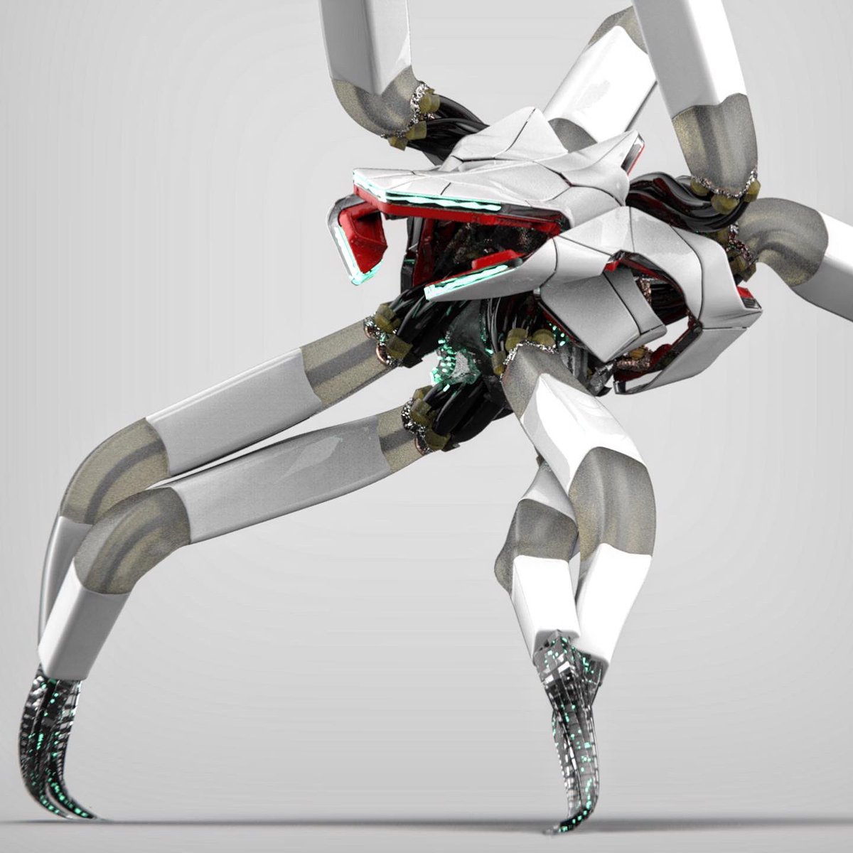 Art by <a href="/menzelincef/">Michael Menzelincev</a>.🕷    #3dmodeling #generativeart #proceduralmodeling #algorithmicart  #cgi #mechanics #mecha.