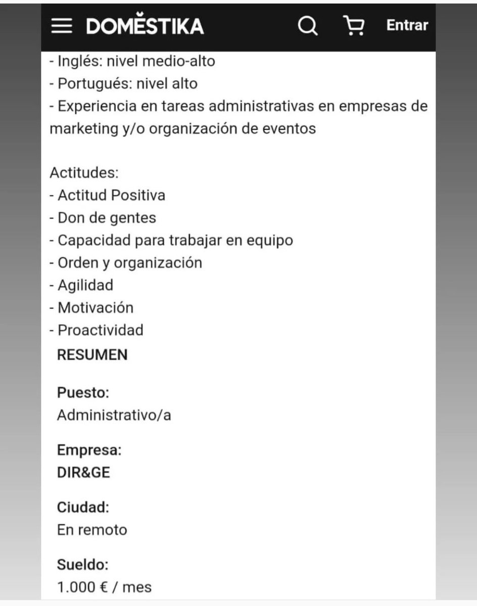 Actitud,  motivación y creatividad cobrando 1.000 euros....