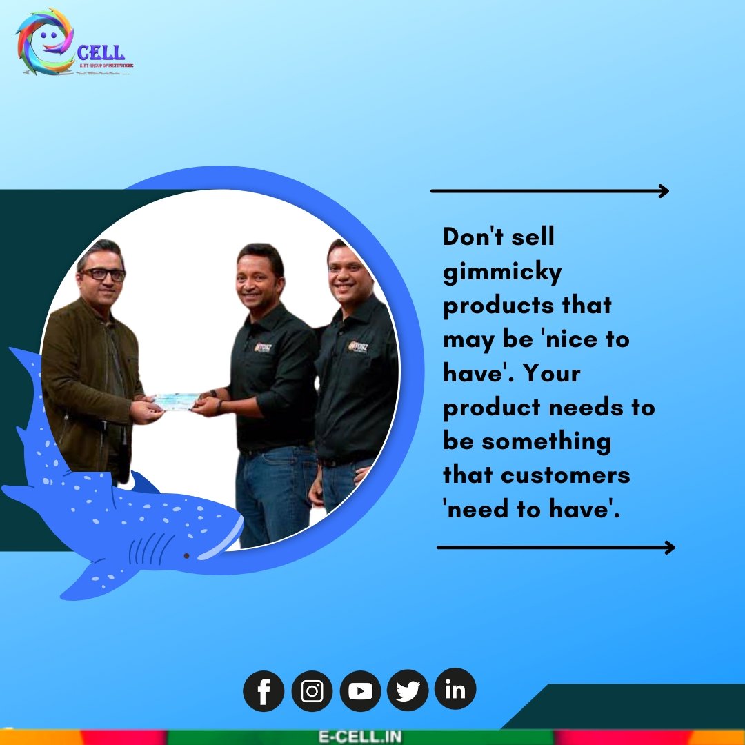 KietEcell's tweet photo. Aspiring budding entrepreneurs of India to win startup investment for their business ideas and providing them a frontage in India, SHARK TANK is a must-watch for every individual who wants to put a start-up of their own. 
.
.
.
#entrepreneurs #ecell #sharktank #kiet https://t.co/JIuMhJZIiY