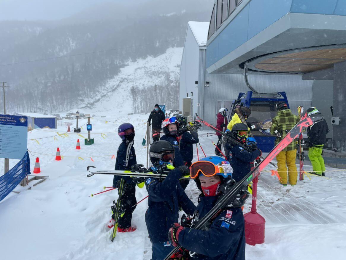 Martok Ski Club is spending the weekend training with us! The future of skiing is strong!
#capebreton #novascotia #skiing