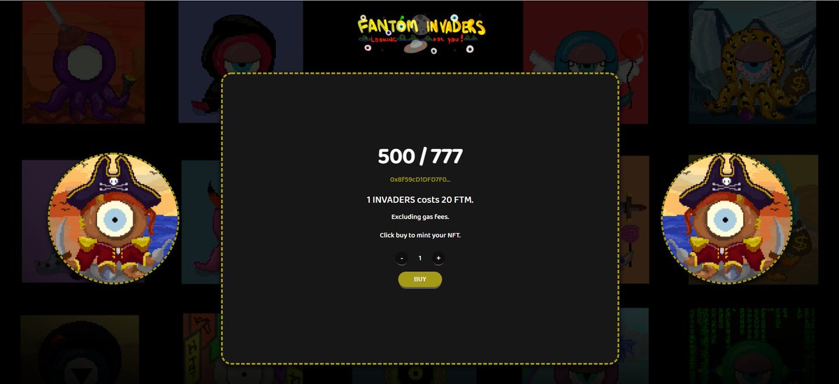 🛸🥳500 INVADERS MINTED! LET'S GO, THE INVASION IS GOING FASTER!🛸🥳

Legendary INVADER approaching, we'll reach him soon?🧐

fantominvaders.netlify.app

#NFT #NFTs $FTM