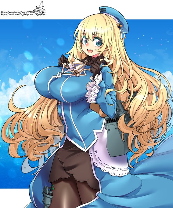 ぱんぱかぱーん!
愛宕さん。前々から描いてみたかったんです。
#艦隊これくしょん 
#愛宕 