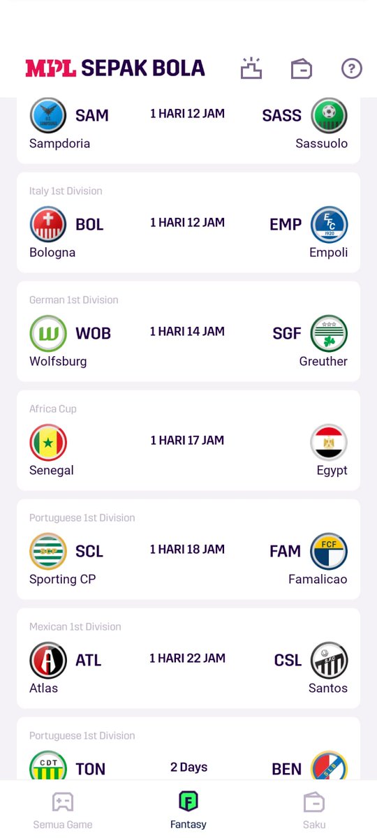 Siapa yang ga sabar ngeliat duel Mane vs Salah di final Piala Afrika?

Download langsung di mpl.id/fantasy