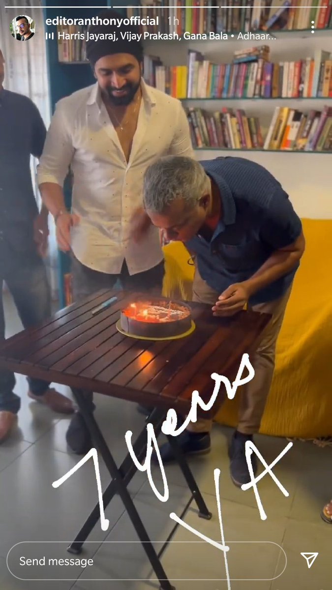 Jey_offi's tweet photo. #YennaiArindhaal 7years celebration, director @menongautham
and @arunvijayno1
| #7YrsOfYASathyaDev | #Valimai | #AjithKumar | 😎🔥💥 https://t.co/VmGdhy75am