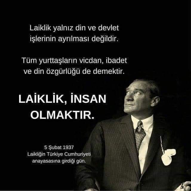 ŞUBAT 1937’DE LAİKLİK İLKESİ ANAYASAYA GİRDİ.