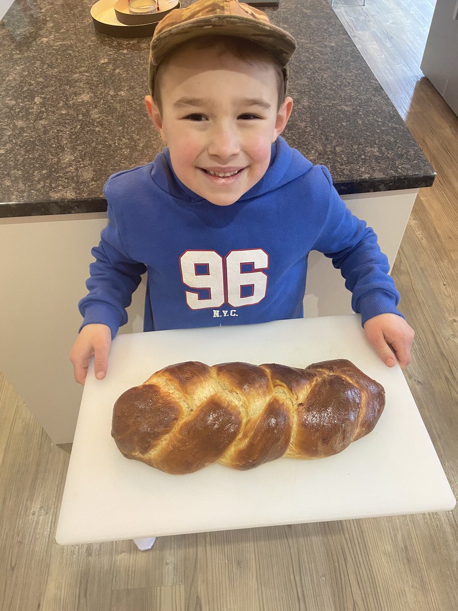 Oliver loved making his challah bread for homework! It was delicious too! <a href="/NigelH1980/">Nigel Hardy</a> <a href="/MoorlandsLeeds/">Moorlands School, Leeds</a> <a href="/MoorlandsKS1/">Moorlands KS1</a>