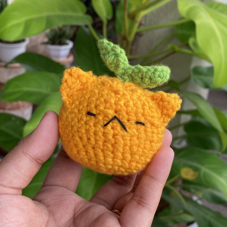 cheoIover's tweet photo. hello~ medj interest check? hehe 

planning to make and sell tangerine kitty as a keychain :]] the chains have yet to arrive but this is how it looks like! 

all handmade (crocheted) im thinking around 100 php? wdyt? ^^

🏷 wts bts ph yoongi suga https://t.co/ocCDpv8eeB