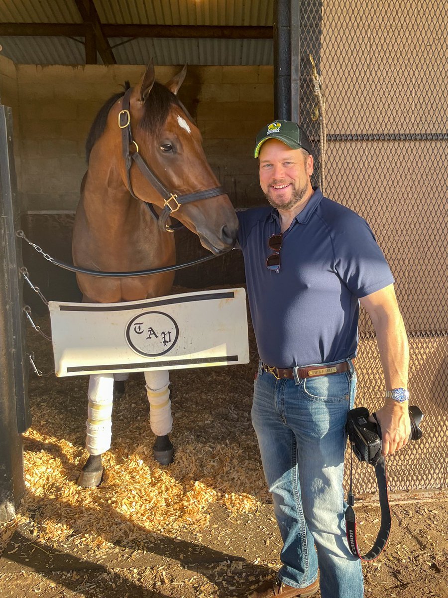 Our boy Mo Donegal tells me that he is all ready to go in today’s Holy Bull at @GulfstreamPark! @DonegalRacing #DonegalRacing #HorseRacing #ThorougbredRacing #KYDerby #HolyBull @PletcherRacing