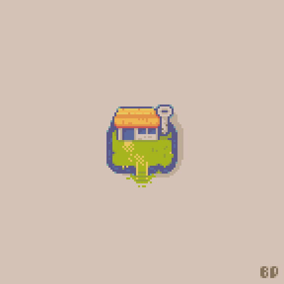 BluePathfinder's tweet photo. Trying to sketch minimap stuff #pixelart https://t.co/RTa5tqhiJB