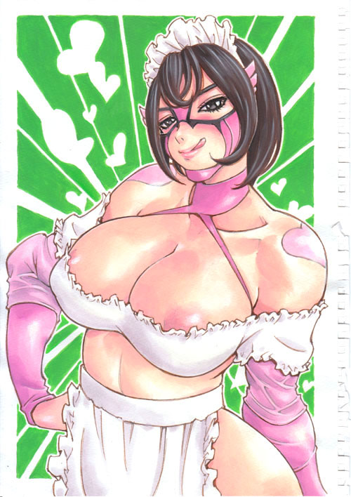 メイドさんっぽいのいろいろ。
全部アナログイラスト。 