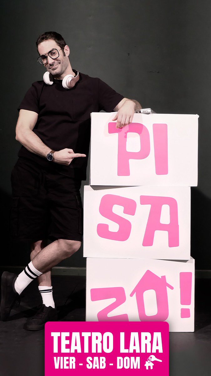 Hoy Sábado en <a href="/teatrolara/">Teatro Lara</a> volvemos con #pisazo Entradas en atrapalo.com/entradas/pisaz…