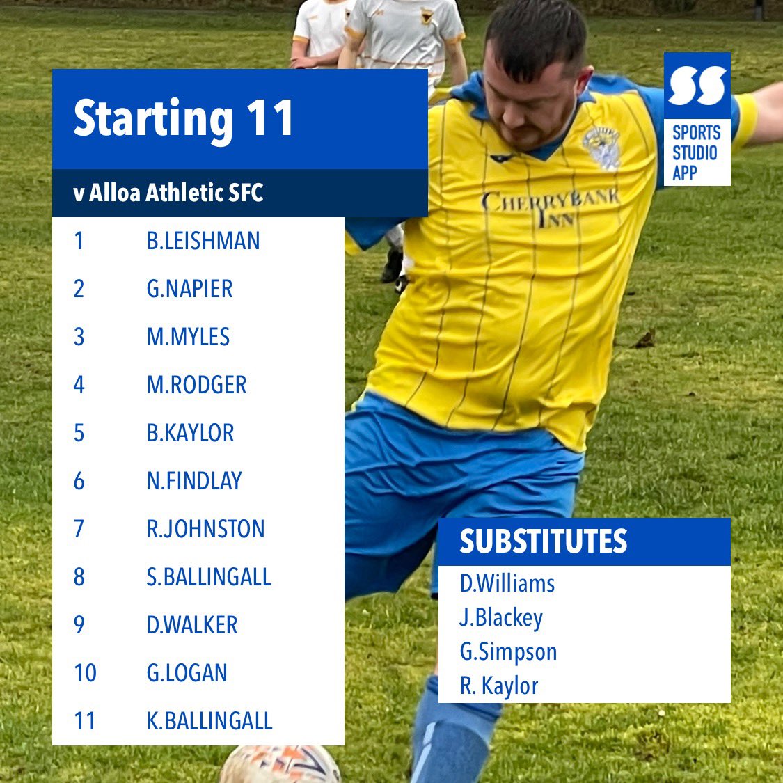 A bit of a goal fest this morning on the muddiest of muddy pitches - wind and rain didn’t help either ❄️💨

PSJ 5-5 Alloa Athletic SFC

Goals - <a href="/KyleBallingall/">Kyle Ballingall</a> <a href="/gavinlogan/">Gavin Logan</a> (2) <a href="/BlairKaylor/">Blair Kaylor</a> <a href="/jordanblackley/">Jordan Blackley</a> 

Thanks to everyone who played this morning 👏🏻👏🏻 <a href="/ScottishIFA/">IFA Scottish Supporters League</a>