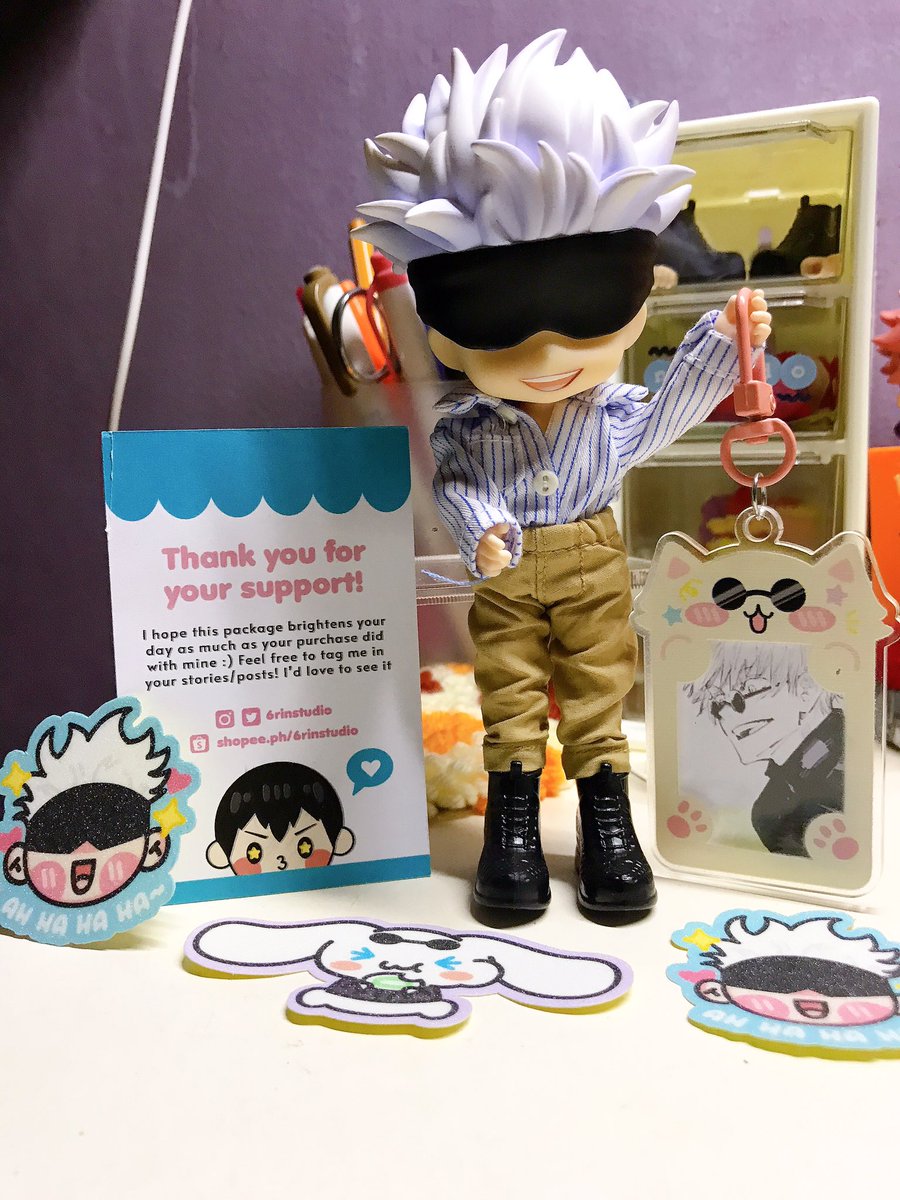 lifesnuggies's tweet photo. 💌 I got my gojo cat keychain and it's adorable! Gojo seems to love it as well! 😍

Thank you @6rinstudio ✨ https://t.co/X9JQ0DwY2V