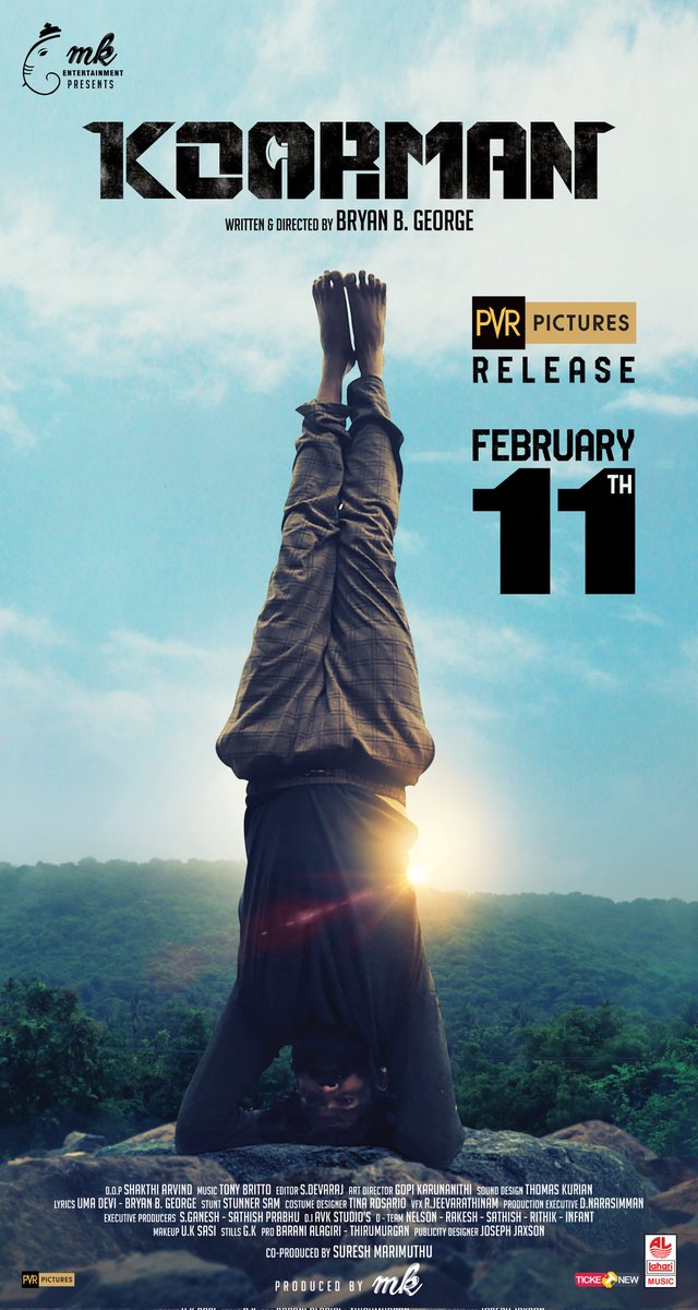 MKEntertainment (@mk4enter) on Twitter photo #Koorman The Mind Reader is coming to read all your mind from this February 11th.
ICYM the trailer : youtu.be/BFjkP53S7f4
@mk4Enter <a href="/Rajajeemanickam/">Rajajee</a> <a href="/Bala_actor/">Bala saravanan actor</a> <a href="/jananihere/">Janani</a> <a href="/PraveenSurviver/">Praveen_surviver</a> @Sathishprabhu85 <a href="/BryanB_George/">Bryan B. George</a> <a href="/gopiduet/">Gopi Karunanithi</a> <a href="/Tonycomposer/">Tony Britto</a> <a href="/ShakthiArvind/">shakthiarvind</a> #Koorman The Mind Reader is coming to read all your mind from this February 11th.
ICYM the trailer : youtu.be/BFjkP53S7f4
@mk4Enter <a href="/Rajajeemanickam/">Rajajee</a> <a href="/Bala_actor/">Bala saravanan actor</a> <a href="/jananihere/">Janani</a> <a href="/PraveenSurviver/">Praveen_surviver</a> @Sathishprabhu85 <a href="/BryanB_George/">Bryan B. George</a> <a href="/gopiduet/">Gopi Karunanithi</a> <a href="/Tonycomposer/">Tony Britto</a> <a href="/ShakthiArvind/">shakthiarvind</a>