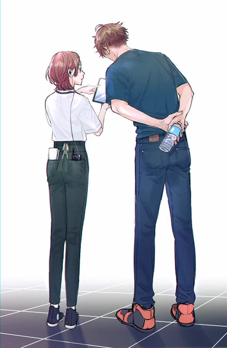 TRIGGERの後ろ姿を眺めたい気持ちと女の子と並んでいる姿を眺めたい気持ちの結晶 