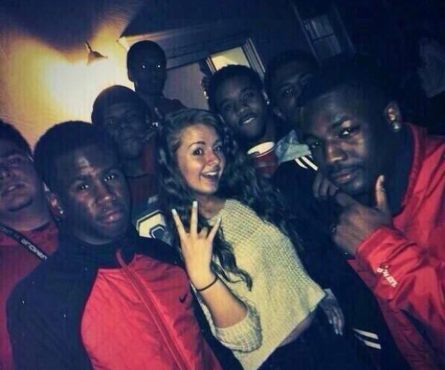 Party black asian watching