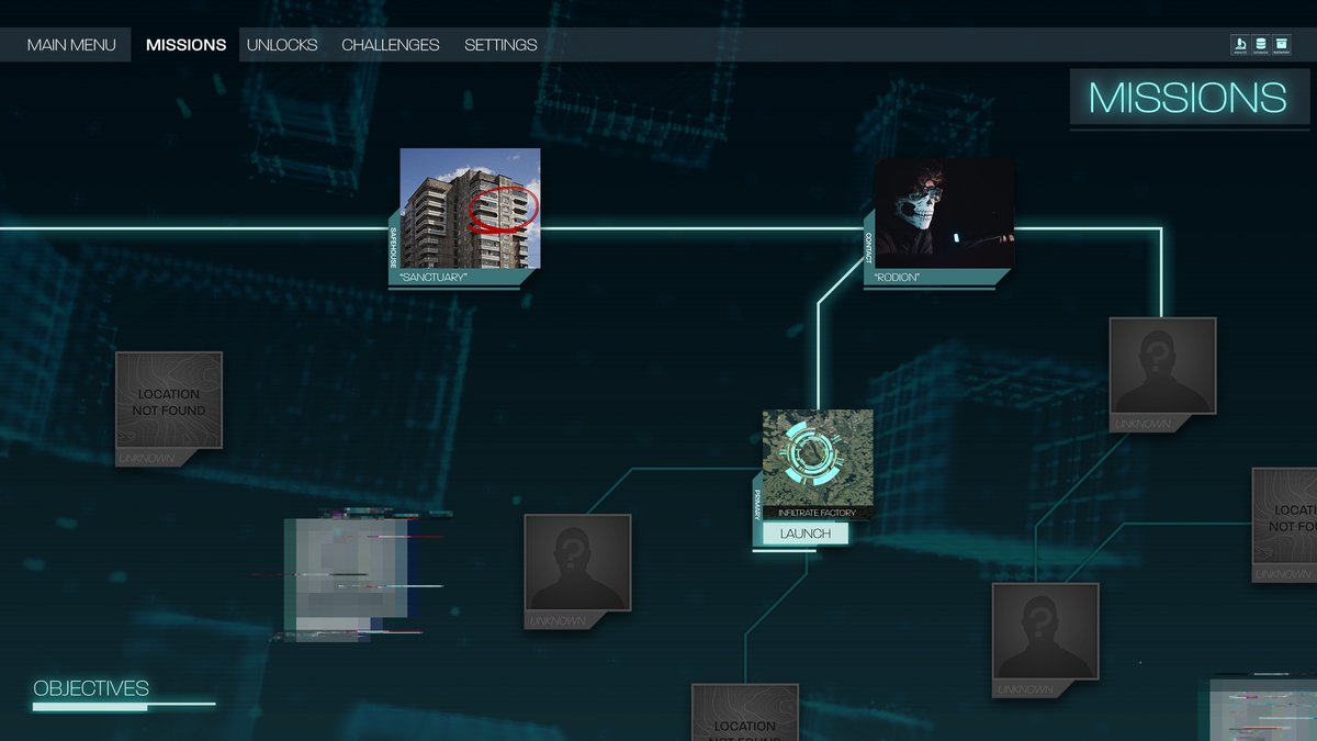 SafeNotSafeGame's tweet photo. The new iteration of our Story screen.
The story will be told by traversing a huge virtual investigation board.

#screenshotsaturday 

#gamedev #indiedev #interface #art #uidesign #uxdesign https://t.co/G6NqGOVyxb
