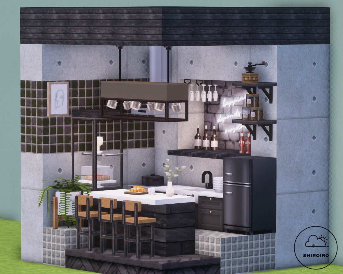 しろいろ モノトーンなキッチン Cocricot Minecraft T Co 001ko9mea4 Twitter