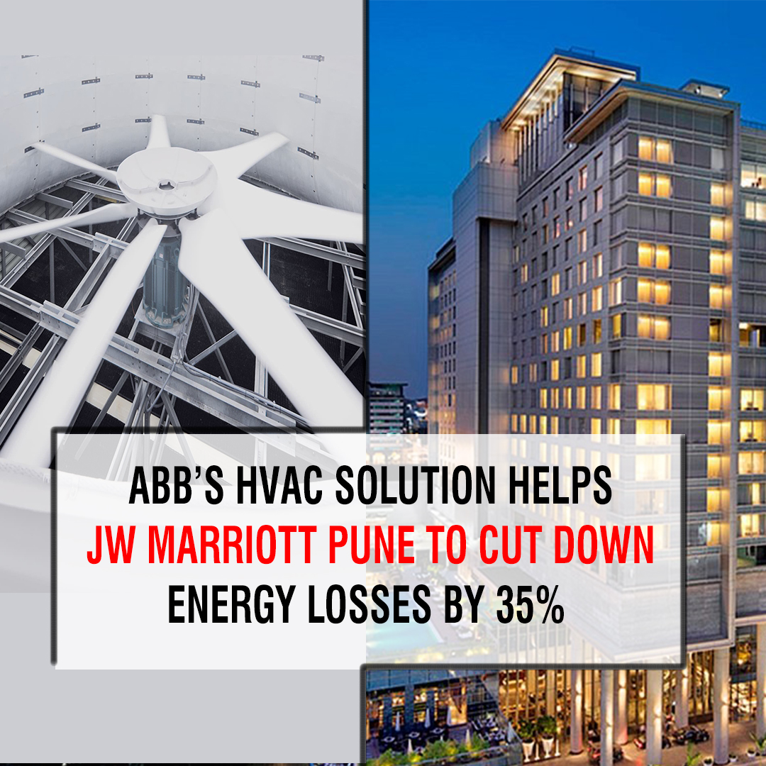 mojo4industry's tweet photo. See this Instagram video by @ https://t.co/cqyKyxf18r EXCLUSIVE | Watch how ABB’s HVAC solution helps JW Marriott Pune to cut down energy losses by 35%. A Success Story.
#ABB #HVAC #HVACSolution #energy https://t.co/VKe0X0SOrp