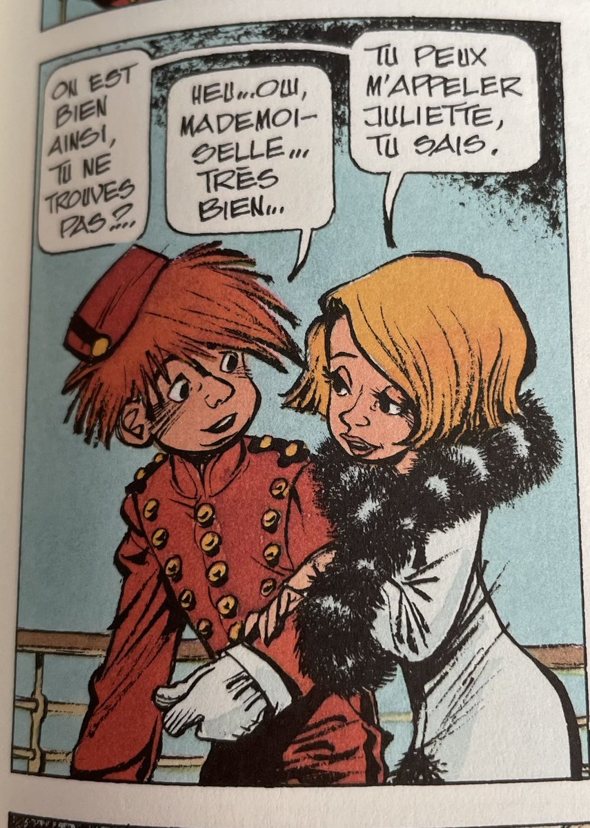 3gr3S_S3rg3's tweet image. Oncle Paul nous a plongé dans une magnifique histoire...
#lectureduSamedi #coupdecoeur 🥰
Il s'appelait Ptirou 
#Verron #YSente @EditionsDupuis 
L'histoire d'une rencontre et d'un 1er amour d'enfance #Ptirou #Juliette mais pas que...