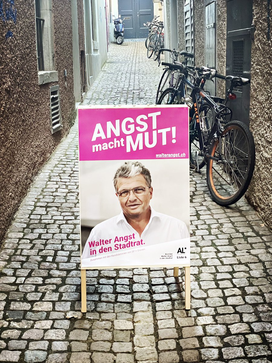 thuritch's tweet photo. Liebe Kinder, begleitet mich durch eine kurze Geschichte namens «Am @walterangst von der @al_zuerich kommst du bei dieser #SRWahl einfach nicht vorbei». 🤣.  #AngstMachtMut #Liste6 https://t.co/WjtIaKsG0E