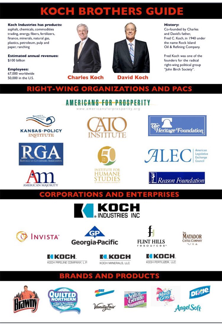 @briantylercohen Charles and the late David Koch are among the biggest backers of the RNC #KochNetwork sourcewatch.org/index.php/Talk…