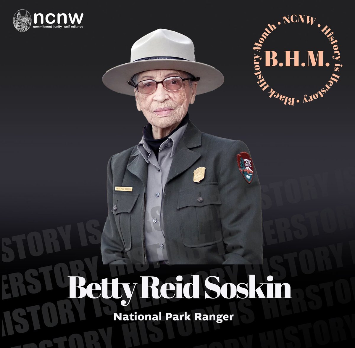 Betty Reid Soskin is the oldest active ranger in the National Park Service. Soskin is 100 years old and a park ranger at the Rosie the Riveter World War II Home Front National Historical Park in Richmond, California. (Credit: Washington Post) #ncnw #herstory #blackhistorymonth