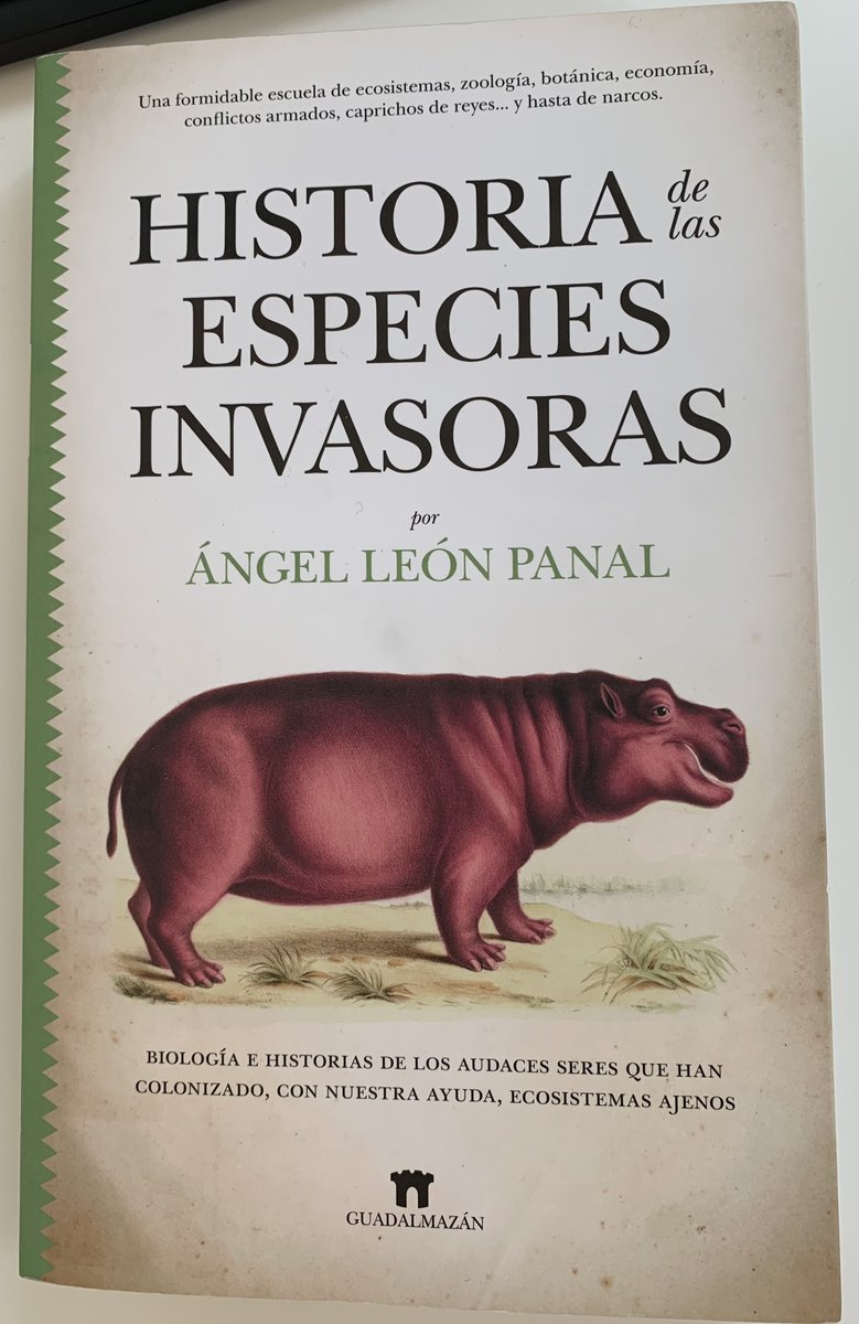 Recomendable libro de Ángel León Panal @Tsalawaly  sobre la historia de las #EspeciesExóticasInvasoras. Muy completo, interesante y entretenido.