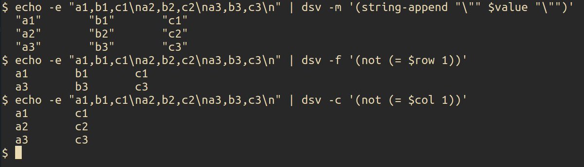 artyom_poptsov's tweet image. Guile-DSV 0.5.1 released: lists.gnu.org/archive/html/g…

Now with Markdown table preset (thanks to @aconchillo) and the ability to apply custom Scheme code to the table on-the-fly.

#guile #dsv #csv #parser