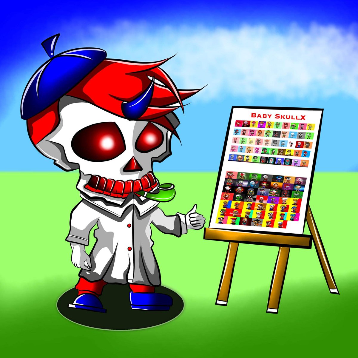 Dark_Collect0r's tweet photo. Drop on https://t.co/fF2QiMLBdI. 
No. #100 Baby skullX (DV) {SOLD} Owner :NFTARTBTC
https://t.co/X6jbRW1Jur
#NFT #NFTs #NFTCommunity #NFTGiveaway https://t.co/RYsqd9rRFb