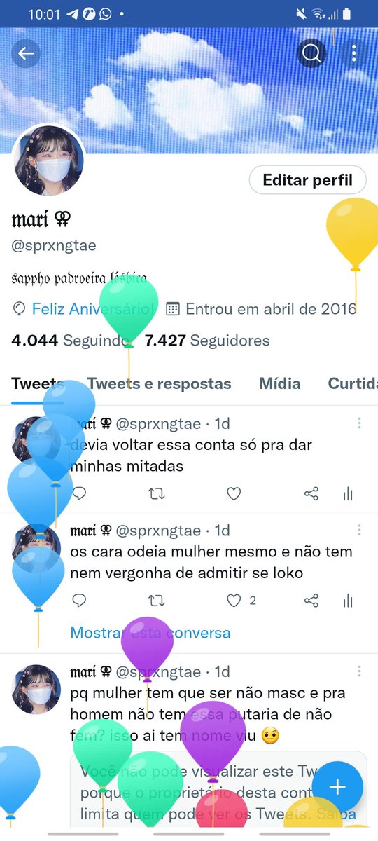 esse é meu 7 aniversário no twt! ele me viu crescer 👋😍