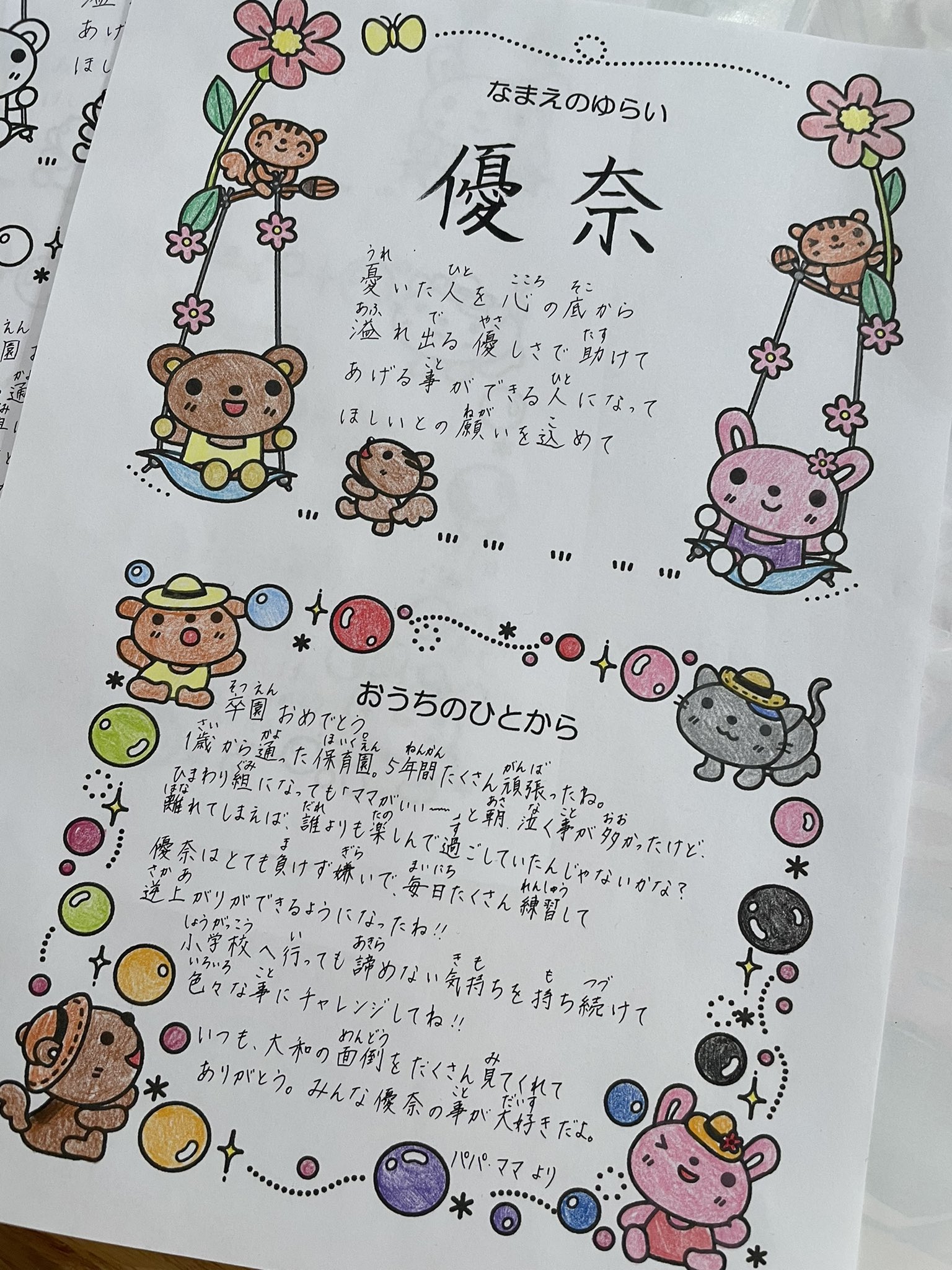 卒園文集 Twitter Search Twitter