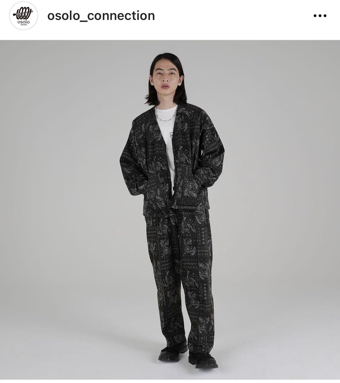 定価以下 新品 キムタク 着 私物 osolo connection ジャージ