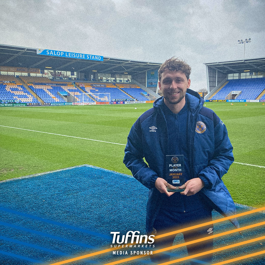 👏 Your January Player of the Month! Well deserved @mpennington94 🔷🔶 #Salop