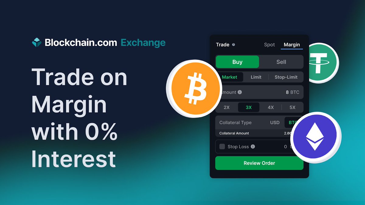 For the full month of February, trade on Margin with 0% interest on the Blockchain.com Exchange. 

What are you waiting for? Sign in today bit.ly/3om0Jh2