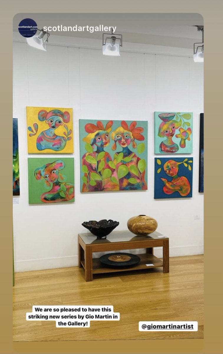 Gio_artist's tweet image. so proud to be part of this exhibition @scotland_art #art #ArtistOnTwitter