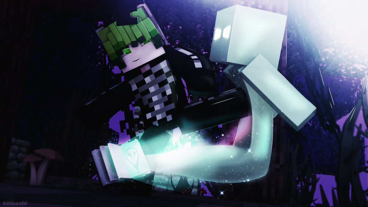 whenwillyoukill's tweet image. hello, twitter &amp;gt;,&amp;lt;
@Minecraft #minecraft #minecraftart #cinema4d